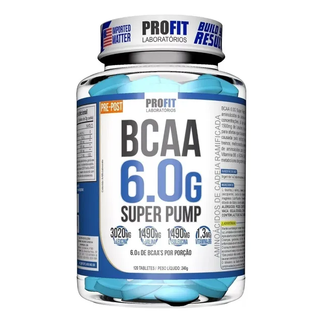 Bcaa Profit Aminoacidos 6 Gramos Por Dosis 120 Tablets