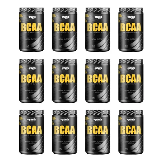 12 Bcaa De 1 Kg +growth Black Line Para Revendedores 