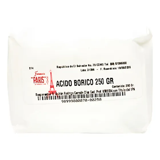 Acido Borico 500 Gramos Farmacia Paris Oficial