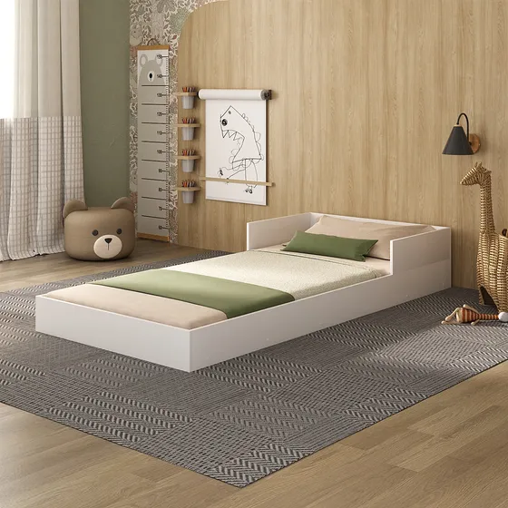 Cama Tamanho Solteiro Quarto Montessoriana