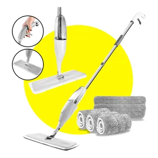 Mop Spray Vassoura Rodo Com ReservatĂłrio 365ml E Refil Mop Spray Vassoura Rodo Com ReservatĂłrio 365ml E Refil