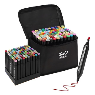Canetinha 2 Pontas 80 Cores Desenho Escola Artistico Dupla Canetinha 2 Pontas 80 Cores Desenho Escola Artistico Dupla