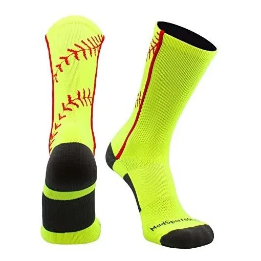 Madsportsstuff Calcetines De Softbol Con Puntas En La 4dpti