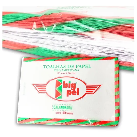 Forro De Bandeja  Papel Fast Food 2.000 Fls Toalha Americana