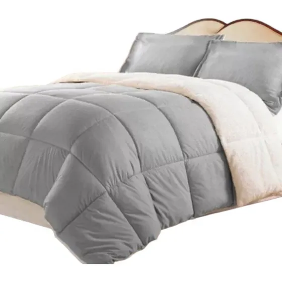 Plumón Patagónico Sherpa 2 Plazas Color Gris