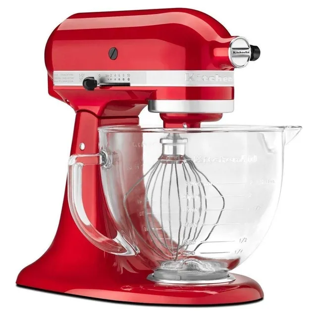 Batidora Kitckenaid Ksm155g Artisan Design Serie Bowl Vidrio