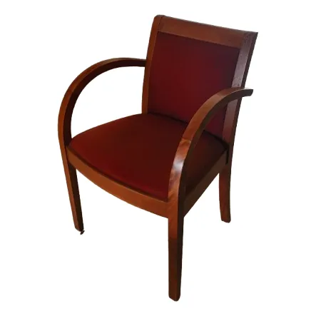 Poltrona / Silla En Madera Y Tela