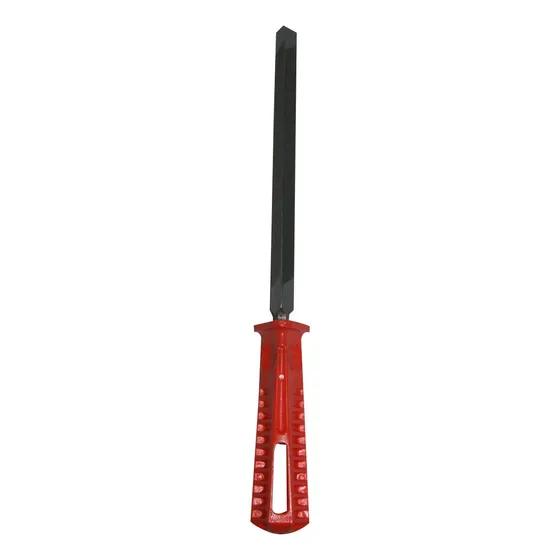 Lima Triangular Gavilan, 6'' Mango Polipropileno Naranja