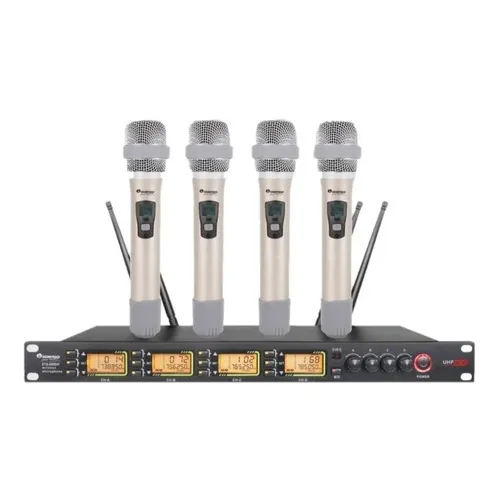 Sistema De Micrófono Inalámbrico Soundtrack Stw-4000hh Uhf