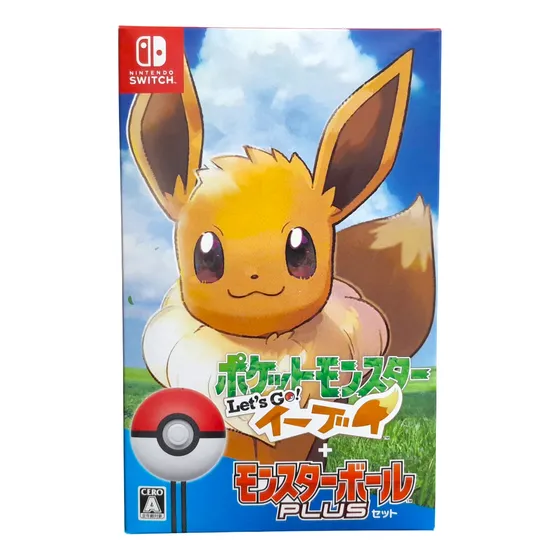 Pokemon Let's Go Eevee + Pokeball Plus + Mew Bundle Lacrado