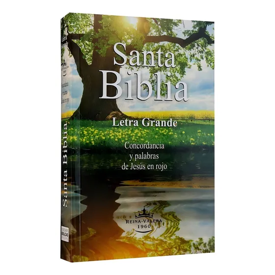 Biblia Letra Grande Palabras Jesús Rojo Reina Valera 1960