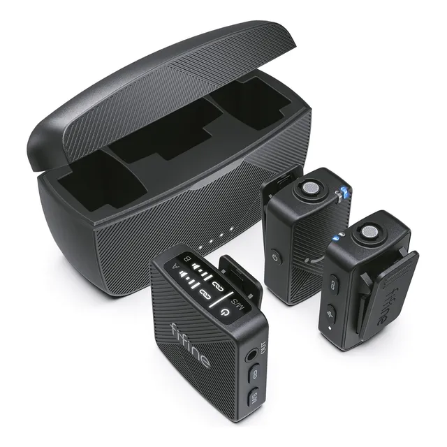 Micrófono Lavalier Inalámbrico 2 Pack Para iPhone Y Android