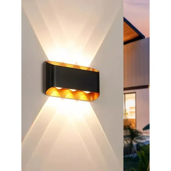 Lámpara De Pared Led Moderna 6w Impermeable Exterior/interio