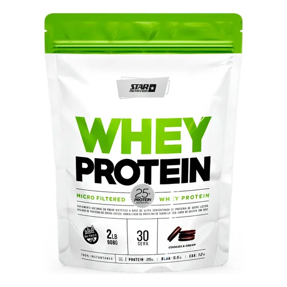 Star Nutrition Whey Protein Suplemento Cookies X 908g Local