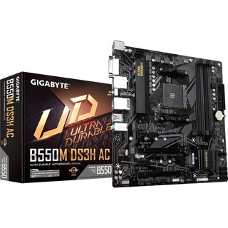 Placa Madre Gigabyte B550m Ds3h Ac Am4 Amd/b550 Micro Atx Placa Madre Gigabyte B550m Ds3h Ac Am4 Amd/b550 Micro Atx