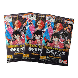 One Piece Op09 3 Booster Pack Emperors In The New World One Piece Op09 3 Booster Pack Emperors In The New World