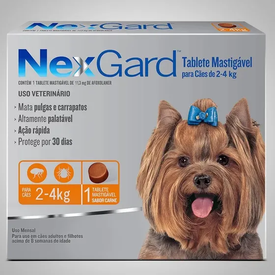 Nexgard Promoção Antipulgas E Carrapatos Para Cães 2 A 4kg