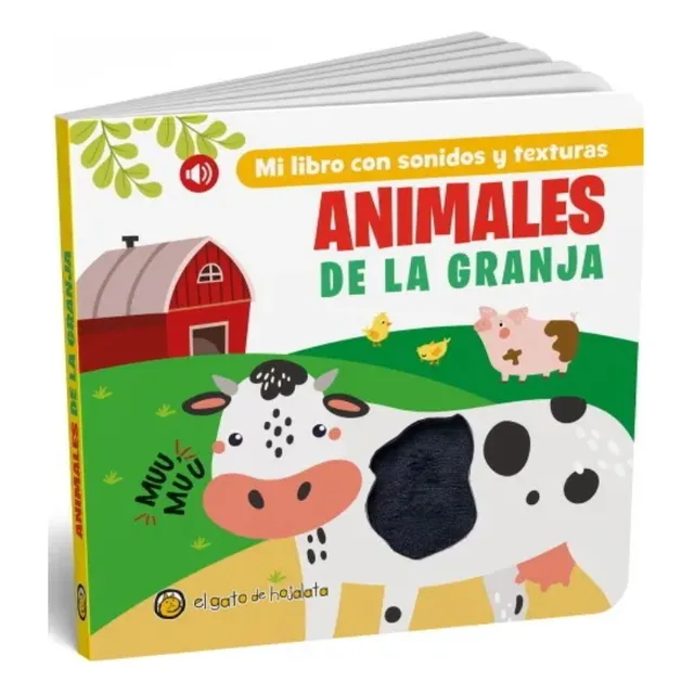 Animales En La Granja. Mi Libro Con Sonidos Y Texturas