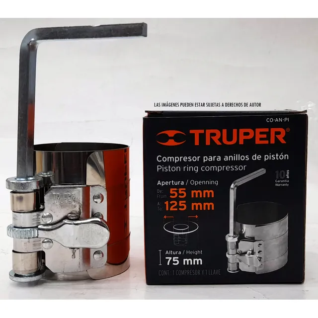 Compresor Para Anillos De Pistón Truper 14536 De Gasolina