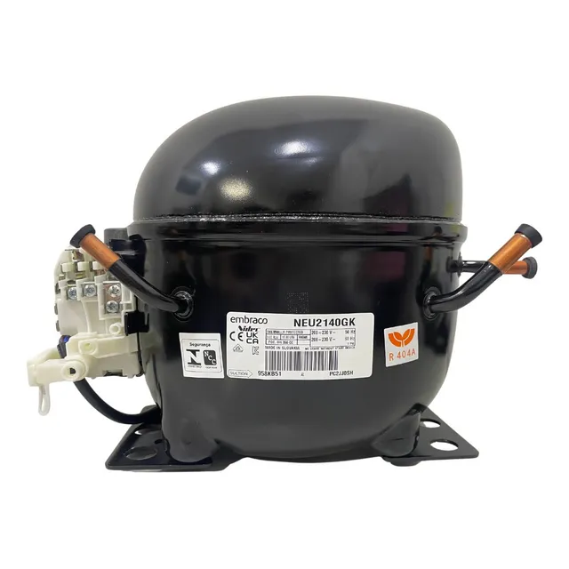 Motor Compressor Aspera 1/2 Neu2140gk Gás R404a Embraco 220v
