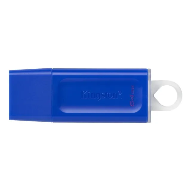 Memoria Usb 3.2 Flash Kingston 64gb Gen 1 Dtx Exodia Color Azul Liso