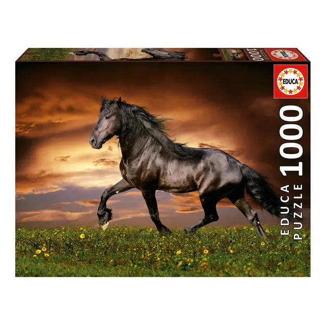 Puzzle Educa X 1000 Caballo Al Trote Cod 19555 La Torre