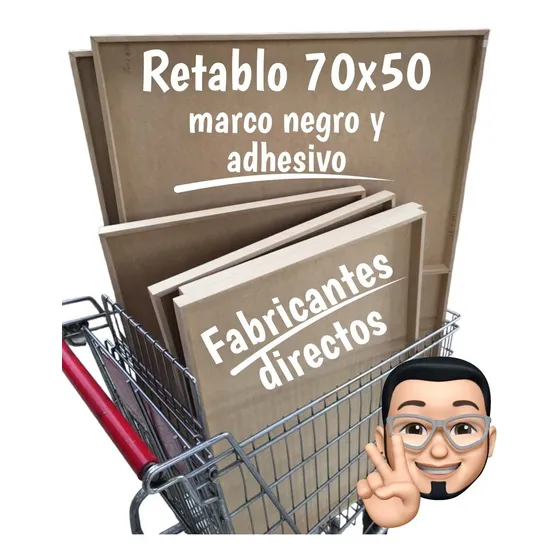 Cuadro Retablo Marco Bastidor Económico