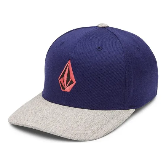Gorra Volcom Full Stone Heather Xfit Para Hombre, Diseño Pla