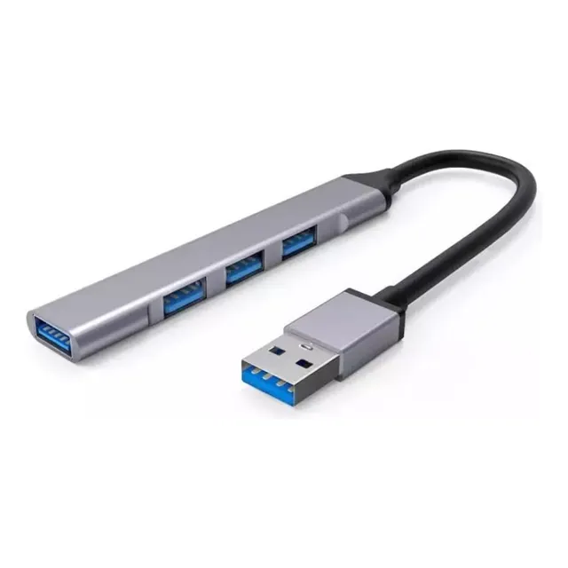 Hub Usb 4 Puertos 3.0 Pc Notebook Windows Mac Linux Clicshop