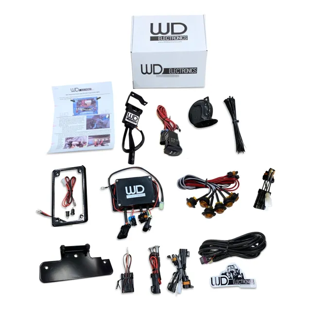 Kit Señal Giro Legal Calle Integrada Led Ambar 6 Redondo 3