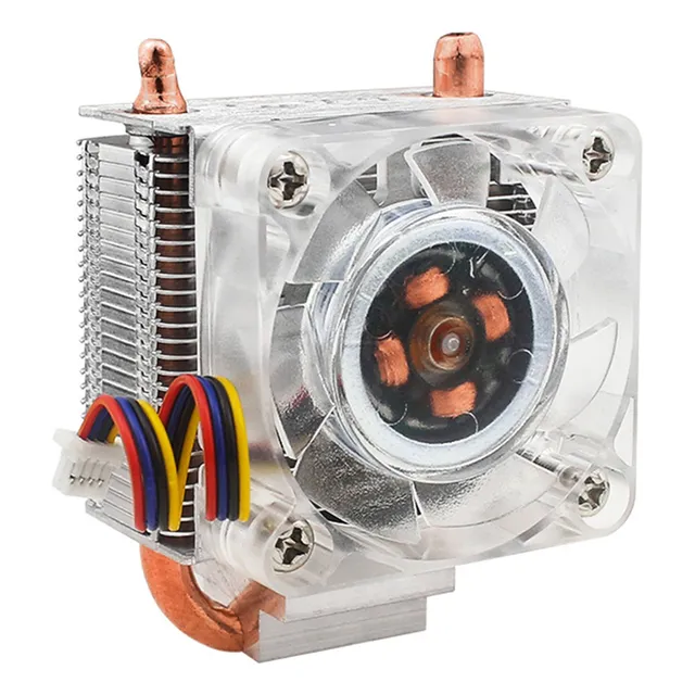 Tecneu RP5-V disipador vertical enfriador para raspberry pi 5 radiador de aluminio anodizado