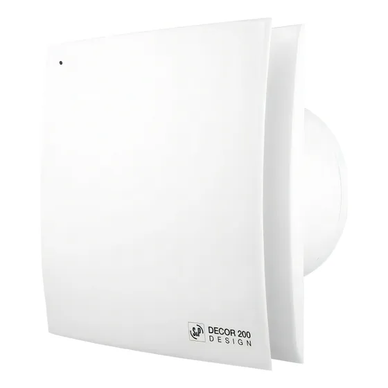 Extractor De Aire Baño Soler & Palau Decor 200 C Design Color Blanco