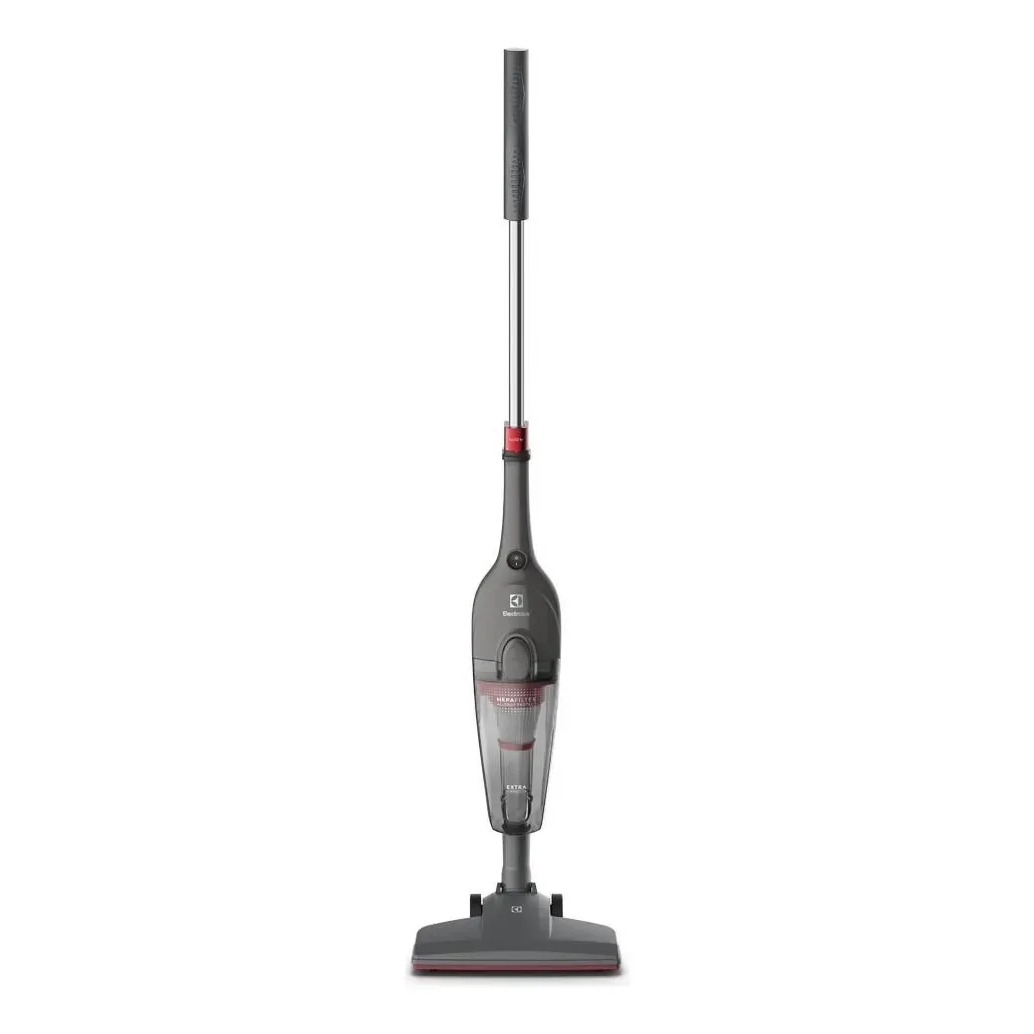Aspirador de Pó Vertical Electrolux 1450W STK15 com Fio Portátil de Mão 2 em 1 e 1,6 Litros de capacidade com Filtro Hepa Cinza-escuro