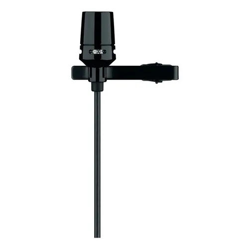 Microfone Shure Lapela Cvl B/c Tqg Com Conector Mini Xlr Cor Preto