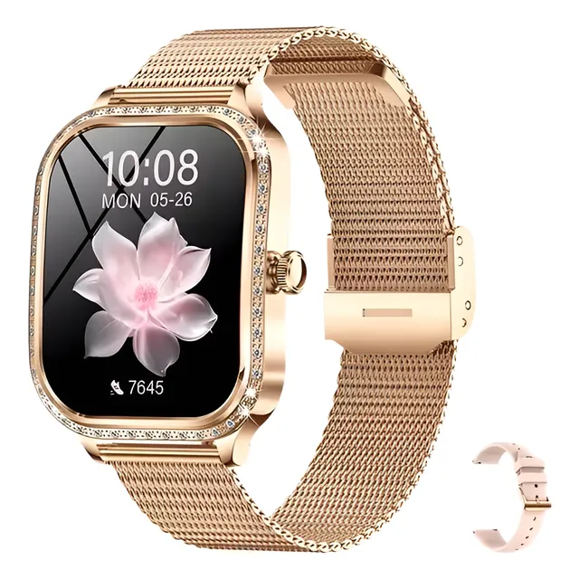 Reloj Smartwatch Mk88 Mujer Pantalla Curva Elegante Sport