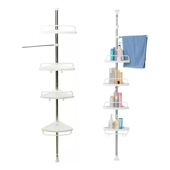 Organizador Esquinero De 4 Niveles Para Ducha