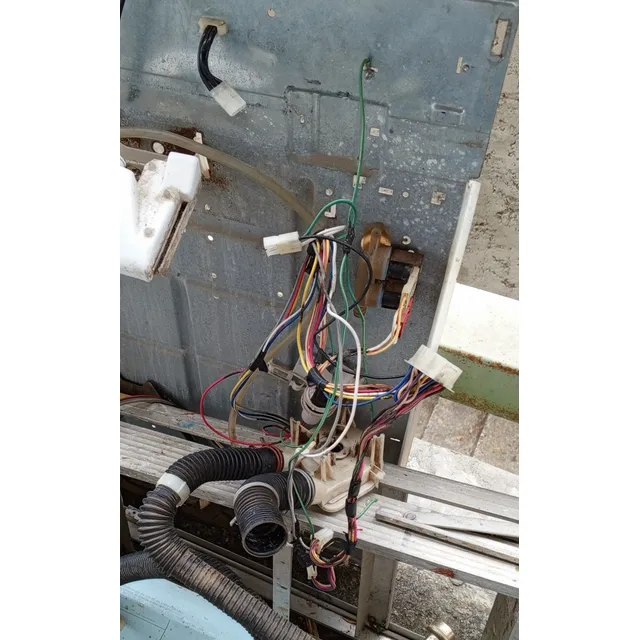 Tapa Trasera Lavadora Whirlpool Con Arnés De Cables Completo