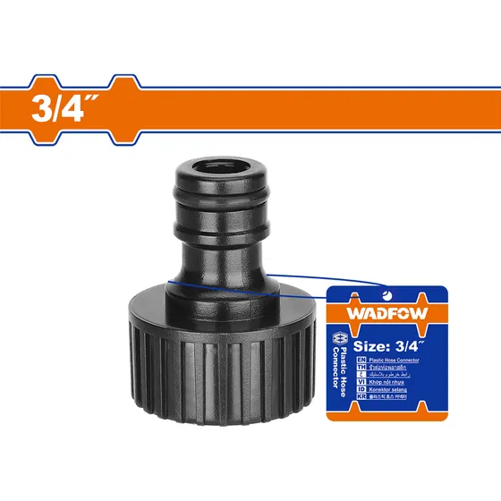 Conector Hembra 3/4 Manguera Jardin Con Oring