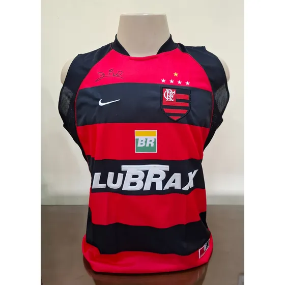 Camisa Flamengo Rubro-negra # 10 Nike 2001 Sem Mangas