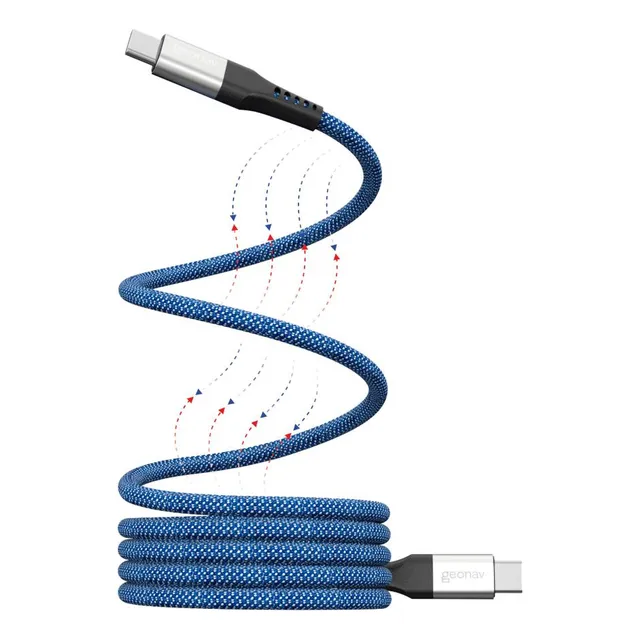 Cabo Magnético Usb-c Geonav Turbo Rápido 100w Ios Android