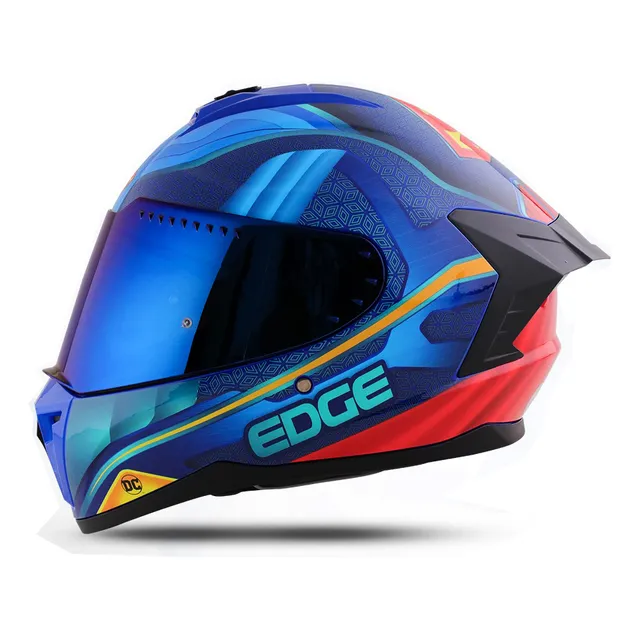 Casco Moto Integral Edge Superman Extreme Dc Motos Bicicleta