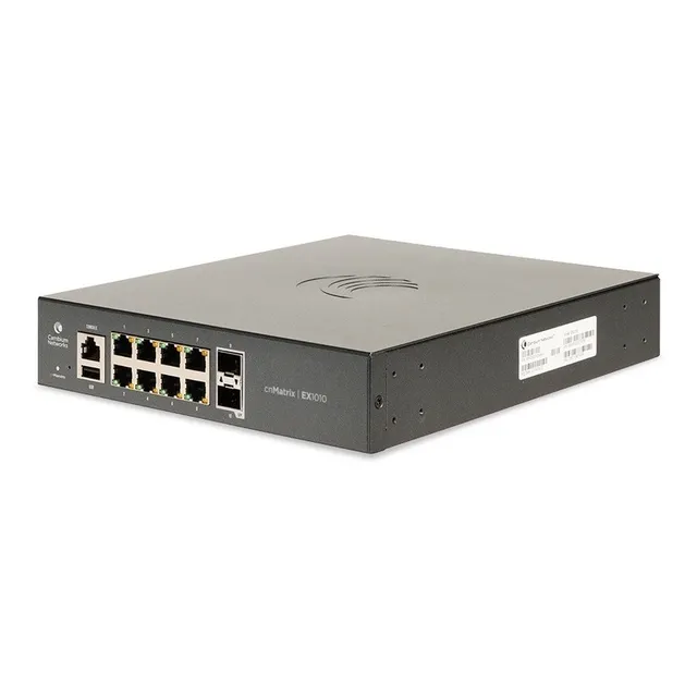 Cambium/ Switch Cnmatrix Ex1010/ 8 Puertos Gigabit/ Capa 2