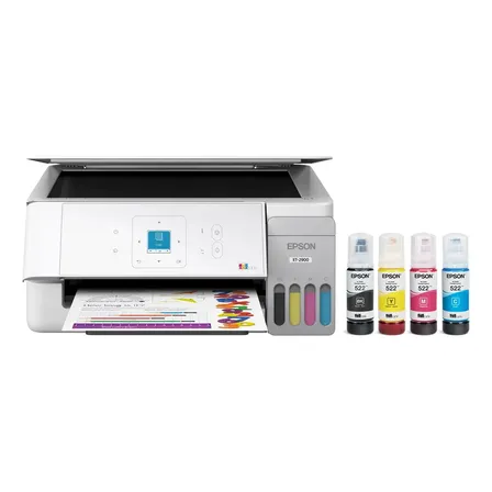 Impresora Multifunción Epson EcoTank ET-2900 a Color, Blanca, con Wi-Fi