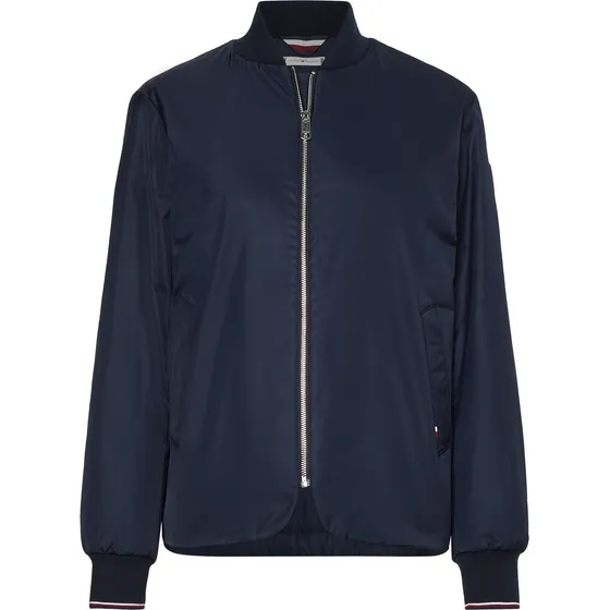 Cazadora Azul Bomber Acolchada Para Mujer Tommy Hilfiger
