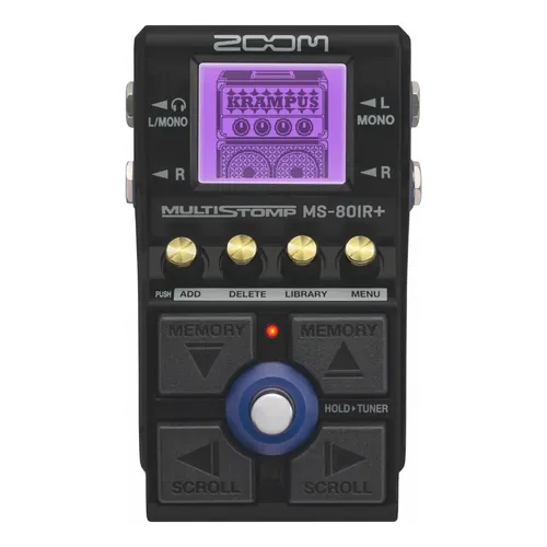 Pedal De Efeitos De Guitarra Zoom Ms-50g+ Multistomp Com 100