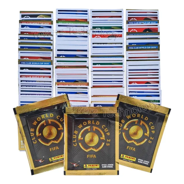 25 Láminas Sin Repetir Mundial De Clubes 2025 - Panini