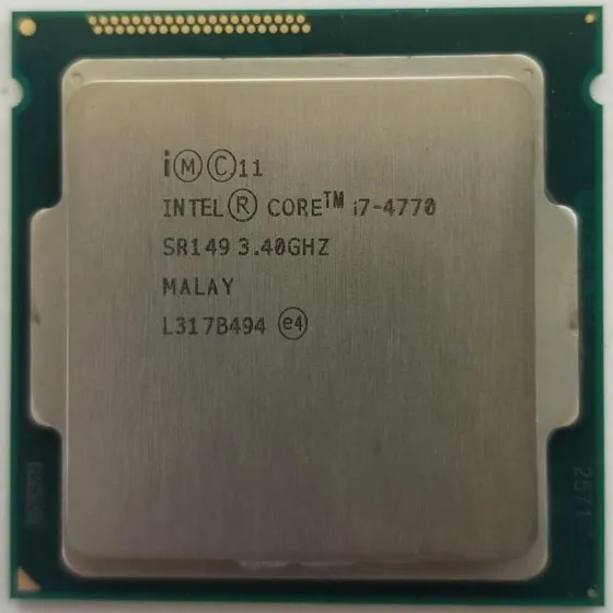 Procesador gamer Intel Core i7-4770 BX80646I74770 de 4 núcleos y 3.9GHz de frecuencia con gráfica integrada