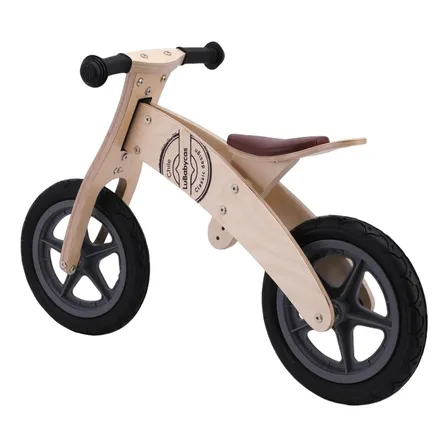 Bicicleta De Equilibrio Madera Wood Lubabycas