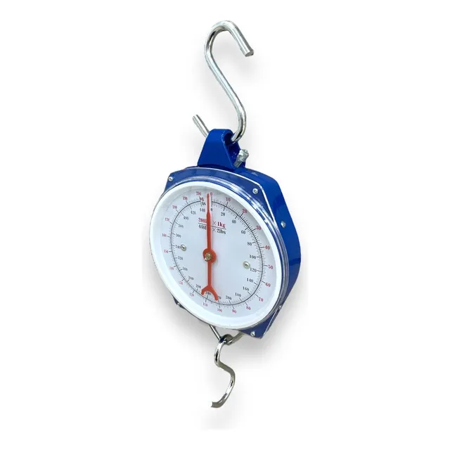 Pesa Báscula Análoga 200kg Colgable De Reloj Comercial