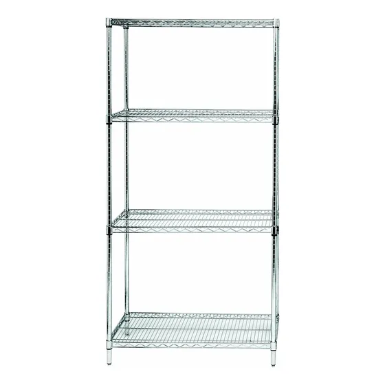 Estante De 4 Niveles Cromado #e
